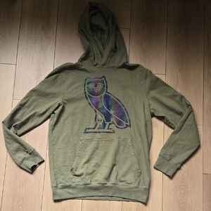 October's Very Own OVO Holographic Owl Hoodie Sz S